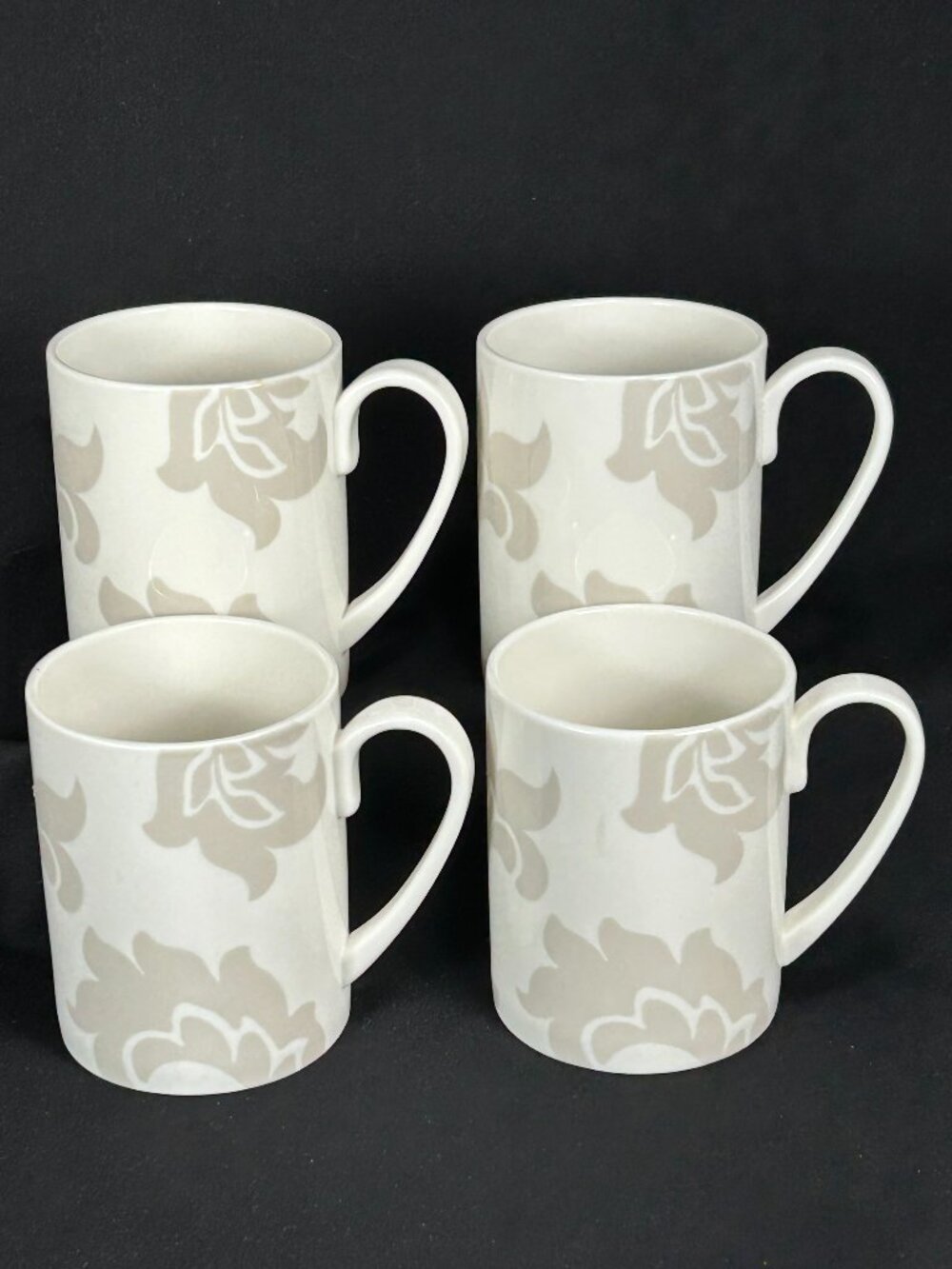 set of 4 coffee mugs. Martha Stewart Collection